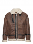 Lindbergh - Faux Shearling Jacket - Nahk - XXXL