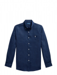 Polo Ralph Lauren - Custom Fit Linen Shirt - Linased s&auml;rgid - XXL