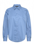 Lauren Ralph Lauren - Cotton Poplin Blouson-Sleeve Shirt - Pikkade varrukatega - L