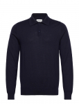J. Lindeberg - Kai Knitted Merino Polo - Pikkade varrukatega kootud polos&auml;rgid - XL