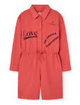 THE ANIMALS OBSERVATORY - Squirrel Kid Short Jumpsuit Red - Kombinesoonid - 10 Y