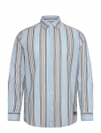 Scotch & Soda - Crinkled-Stripe Regular Fit Shirt - Triibulised s&auml;rgid - S