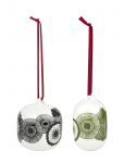 Marimekko Home - Siirtolapuutarha Ornament 2 Pcs - J&otilde;ulukuulid ja kuuseehted - ONE SIZE