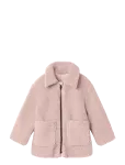 Lil'Atelier - Nmnnalo Long Sherpa Jkt Solid Lil - Fliisjakid - 110