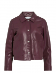 Vila - Vihellium Short Jacket - Noos - Nahk - 34