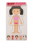 Barbo Toys - Wooden Layer Body Puzzle - Girl - Puidust pusled - ONE SIZE