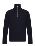 Lindbergh - Lambswool Half Zip Knit Oversize Collar - Poolpika lukuga džemprid - XXL