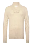 Lindbergh - Nep-Yarn Shawl Collar Knit - V-kaelusega - XXL