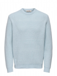 ONLY & SONS - Onsjim Rlx Merino Crew Knit - &Uuml;mara kaelusega - XXL
