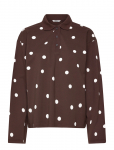 Monki - Long-Sleeved Cotton Polo Top - Polod - XL