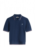 Tommy Hilfiger - Th Script Lyocell Zip Ss Polo - Polod - S
