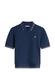 Tommy Hilfiger - Th Script Lyocell Zip Ss Polo - Polod - S
