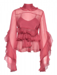Bardot - Anyssa Ruffle Blouse - Pikkade varrukatega - 40