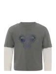 Hummel - Hmlmini Loose Layer T-Shirt L/S - Pikkade varrukatega T-s&auml;rgid - 86