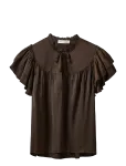 Sofie Schnoor - Lalilasw Frill Top - L&uuml;hikeste varrukatega - 36