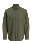 Jack & Jones - Jjebreeze Linen Blend Shirt L/S Sn Jnr - Pikkade varrukatega s&auml;rgid - 128