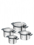 Zwilling - Grytset Simplify 4-Delar & 4 Glaslock - Kastrulikomplektid - ONE SIZE