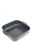 Peugeot - Appolia Keramik Firkantet Mat Sort 28 Cm - Ahjuvormid - 28 CM