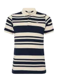 Gant Kids - Shield Stripe Texture Ss Polo Shirt - L&uuml;hikeste varrukatega polos&auml;rgid - 140