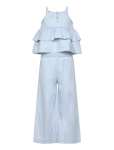 Levi's - Levi's&reg; Denim Tiered Tank And Pants 2-Piece Set - Komplektid l&uuml;hikeste varrukatega T-s&auml;rgiga - 116