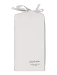 Gripsholm - Envelope Sheet Percale 140X200Cm, White 140X200 Cm - Kummiga voodilinad - 140X200CM