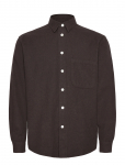 Garment Project - Relaxed Long Sleeved Shirt - Dark B - Vabaaja s&auml;rgid - XL