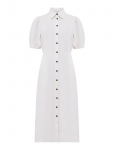 French Connection - Chambray Button Through Dress - P&otilde;lveni ja midi - 34