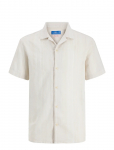 Jack & Jones - Jprblusummer Lin. Blen Dobby Ss Shirt Sn - Vabaaja s&auml;rgid - XXL