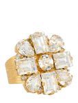 Caroline Svedbom - Diora Statement Ring Gold - Needid - ONE SIZE