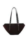 Nunoo - Small Nora Suede Chocolate - V&auml;ikesed &uuml;le&otilde;lakotid - ONE SIZE