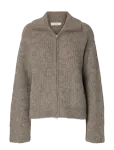 Selected - Slwgabriella Ls Knit Zip Cardigan Noos - Villased jakid - XXL