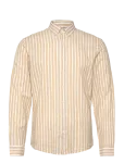 Lindbergh - Wide Striped Cotton/Linen Shirt L/S - Vabaaja s&auml;rgid - M