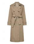 Weekday - Oversized Double-Breasted Canvas Trench Coat - Vihmamantlid - XS