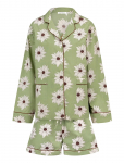Anna + Nina - White Lotus Dreams Pyjama - Pidžaamad (komplektid) - L