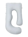 Momcozy - Momcozy  U Shaped Cooling Fabric Pregnancy Pillow Light Grey - Imetamispadjad - ONE SIZE