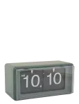 KARLSSON - Wall/Table Clock Retro Boxed Flip Jungle Green - Kamina- ja lauakellad - H 10CM