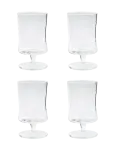 House Doctor - Wine Glass, Hdsand, Clear - Punase veini klaasid - 7.3X7X13.2CM