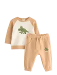 Lindex - Set With Sweater And Joggers - Dressikomplektid - 86