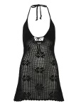 Monki - Halterneck Knitted Mini Dress - L&uuml;hikesed kleidid - XL
