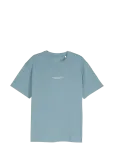 Tom Tailor - Relaxed Printed T-Shirt - L&uuml;hikeste varrukatega - M