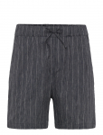 Lyle & Scott - Linen Blend Ticking Stripe Short - Linased l&uuml;hikesed p&uuml;ksid - S