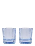 Here's How - Glas Lowball The Scout - Set Om 2- Bl&aring; - Viski- ja konjakiklaasid - ONE SIZE