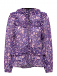 Maje - Dahlia Printed Viscose Top - Pikkade varrukatega - 40