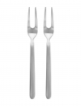 Blomus - Set Of 2 Serving Forks - 20 X 2,5 Cm - Stella - Stainless Steel - Salatin&otilde;ud - L 20CM