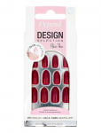 Depend Cosmetic - Design Selection Bordeaux Red Medium Oval Nord - Fake Nails - ONE SIZE