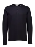 Lindbergh - Basic Granddad Tee L/S - Pikkade varrukatega - M