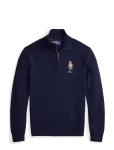 Polo Ralph Lauren - Polo Bear Wool Quarter-Zip Sweater - Half Zip Pullover - XL