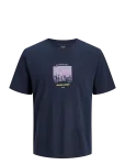 Jack & Jones - Jorfrederiksberg Photo Tee Ss Cn Fst - L&uuml;hikeste varrukatega - XXL
