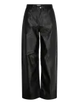 Topshop - Tstalla Coated Barrel Trousers - Nahksed retuusid-p&uuml;ksid - 40