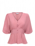 Bubbleroom - Short Sleeve Puff Blouse - L&uuml;hikeste varrukatega - 40